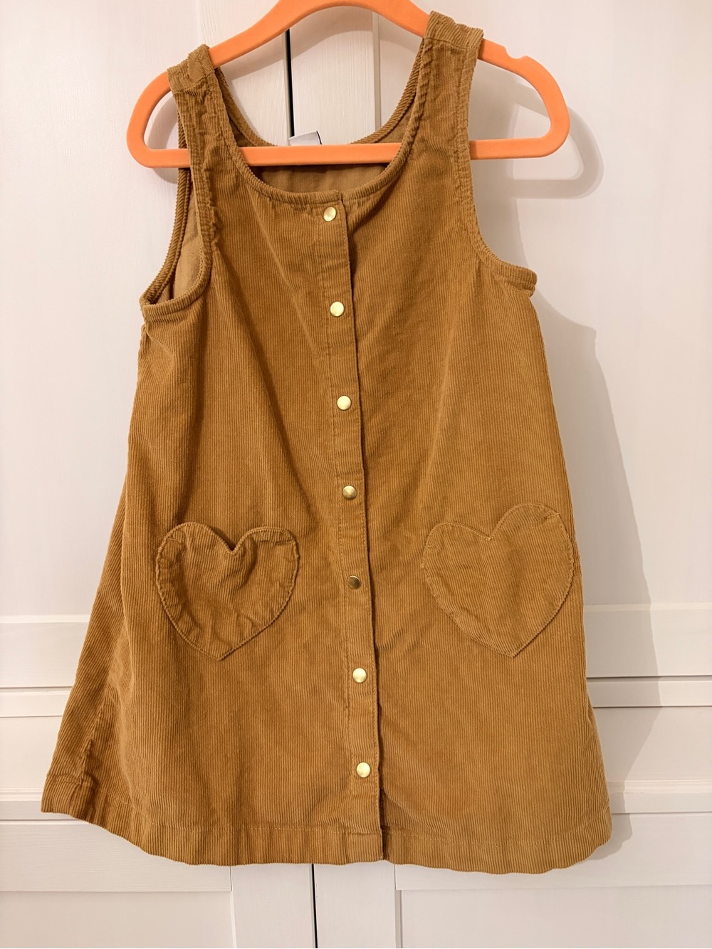 Old Navy Corduroy Button-Front Dress in Brown